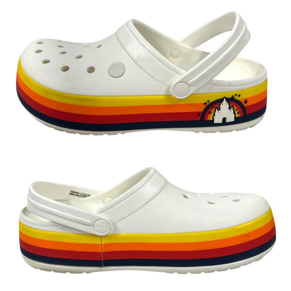 Crocs x Disney Parks Fantasyland Castle Platform Clog W10/M8 Disneyland Twee - Picture 1 of 13